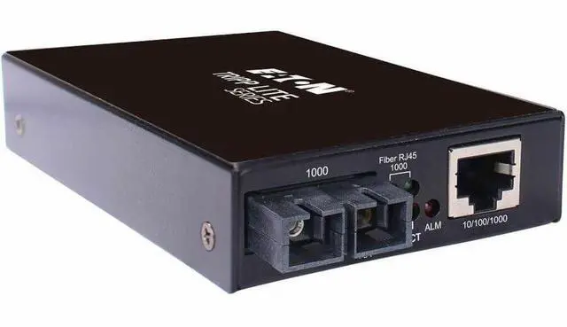 Main image of Tripp Lite 10km Hardened Gigabit Fiber to Ethernet Media Converter N785H01SCSM