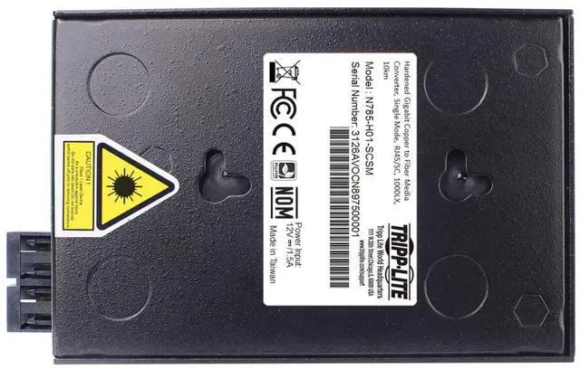 Alt view image 18 of 18 - Tripp Lite 10km Hardened Gigabit Fiber to Ethernet Media Converter N785H01SCSM