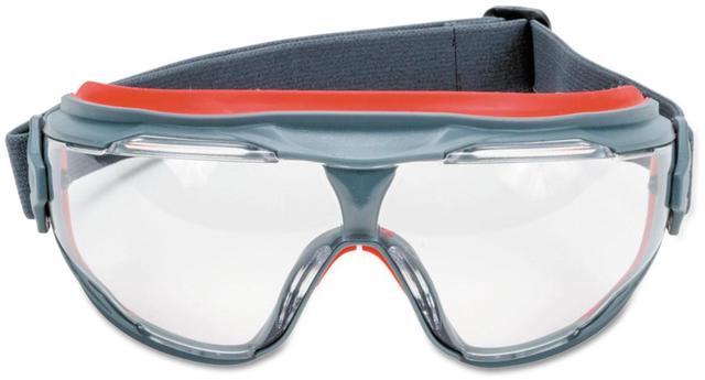 Alt view image 9 of 16 - 3M GoggleGear 500 Series Scotchgard Anti-Fog Lens - Recommended for: Oil & Gas - Eye, Splash, Ultraviolet Protection - Polycarbonate Lens, Elastic Strap - Clear, Gray - 1 Each