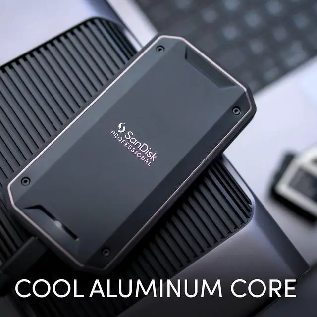 Alt view image 6 of 7 - Sandisk Pro-G40 4TB exFAT USB-C External Solid State Drive SDPS31H-004T-GBC1D