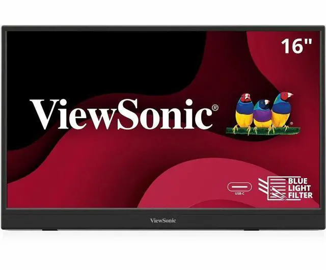 Alt view image 14 of 20 - ViewSonic VA1653 16 Inch 1080p FHD IPS Portable Monitor with Eye Care, Built-in Stand, USB C, Mini HDMI, and Protective Case External Second Screen For Laptops, PC, Mac, and Gaming Consoles