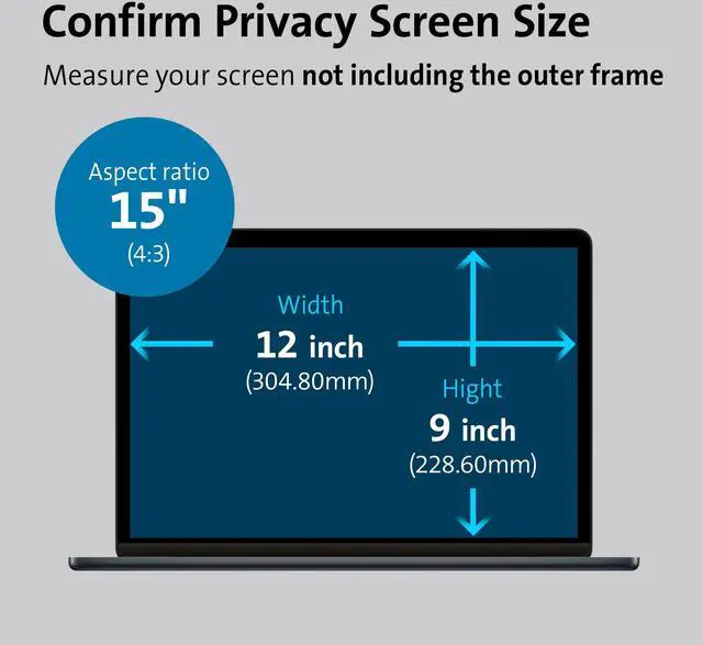 Alt view image 13 of 14 - Kensington FP156W9 Privacy Screen Filter Matte Glossy K52103WW