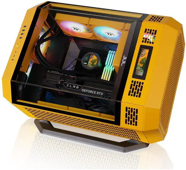 Alt view image 11 of 20 - Thermaltake The Tower 600 Bumblebee Mid Tower Chassis CA1Z100M4WN00