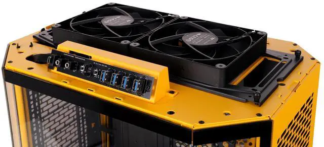 Alt view image 12 of 20 - Thermaltake The Tower 600 Bumblebee Mid Tower Chassis CA1Z100M4WN00
