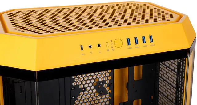 Alt view image 13 of 20 - Thermaltake The Tower 600 Bumblebee Mid Tower Chassis CA1Z100M4WN00