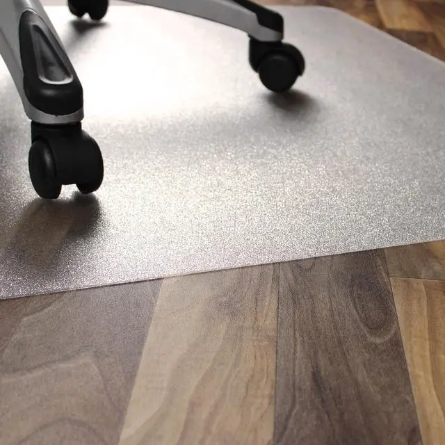 Alt view image 4 of 7 - Floortex NCCMFLBS0001 Ecotex Marlon BioPlus Rectangular Polycarbonate Chair Mat for Hard Floors - Rectangular - 29" x 47" - Clear