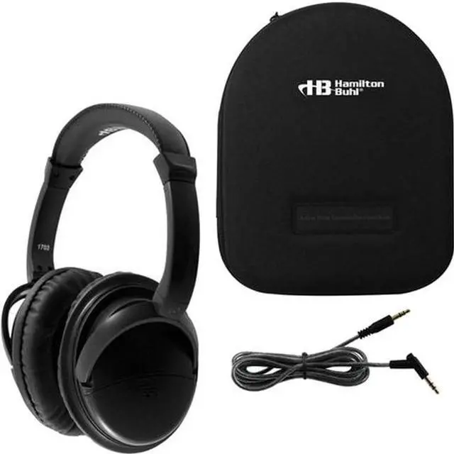 Main image of Hamilton Buhl Deluxe Active Noise-Cancelling Headphones with Case