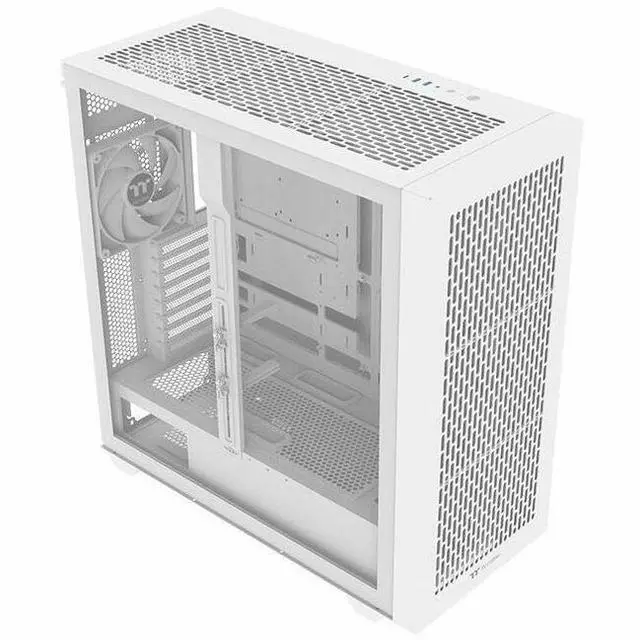Alt view image 7 of 12 - Thermaltake AX500 Snow TG Full Tower; 4x140mm CT Fans Included; SSI-EEB/SSI-CEB/E-ATX; 420mm Radiator Support; 460mm GPU Clearance; Supports up to 5X 3.5 or 6X 2.5; Hidden Connector; CA-11D-00F6WN-00