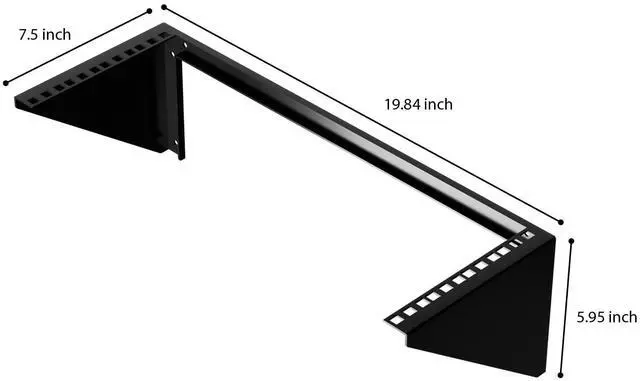 Alt view image 3 of 6 - IOGEAR 4U 19in Deep Vertical Wall Mount Server Rack