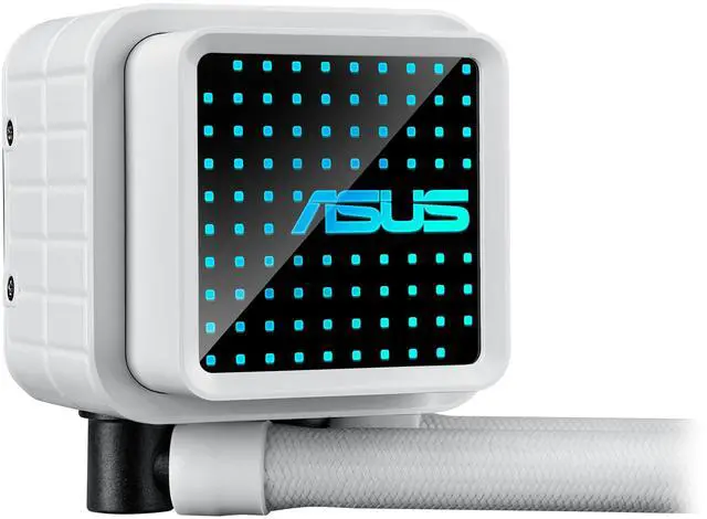 Alt view image 13 of 15 - Asus Prime LC 360 ARGB White Edition Cooling Fan/Radiator/Water Block/Pump - 3 x Fan(s) - 75.70 CFM Maximum Airflow - 2200 rpm - Liquid Cooler Cooler - Compatible Intel Socket: Socket LGA-1851, LGA-17