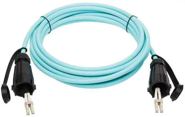 Alt view image 11 of 13 - Tripp Lite 10Gb Rigid Industrial Duplex Multimode 50/125 OM3 Fiber Patch Cable