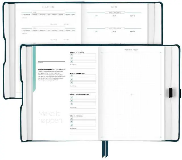Alt view image 11 of 14 - AT-A-GLANCE® Foundation Weekly/Monthly Planner, 5-1/2" x 8-1/2", Small, Blue, Undated