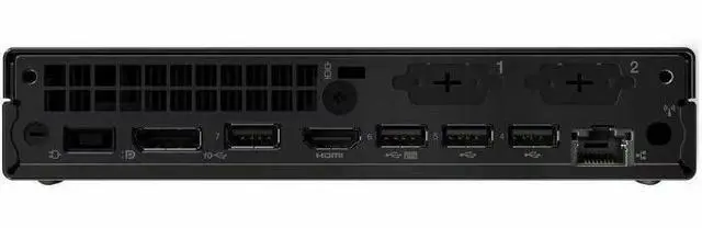 Alt view image 10 of 15 - Lenovo ThinkCentre M75q Gen 5 12RQ001PUS Desktop Computer - AMD Ryzen 7 PRO 8700GE - 32 GB - 512 GB SSD - Tiny - Black - AMD PRO 600 Chip - Windows 11 Pro - AMD Radeon 780M DDR5 SDRAM - English Keyboa
