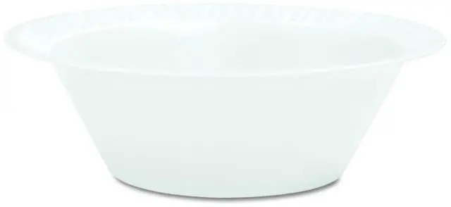 Alt view image 4 of 4 - Concorde Non-Laminated Foam Bowl 12 oz White 125/Pack 8 Packs/Carton 12BWWC