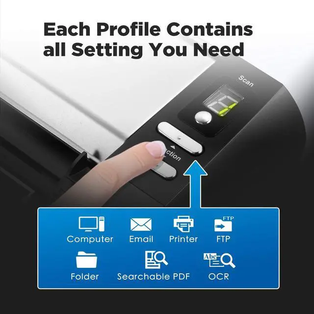 Alt view image 6 of 7 - Plustek D430 Plus Desktop Compact Scanner - Citrix Ready and Most Rx Software Compatible