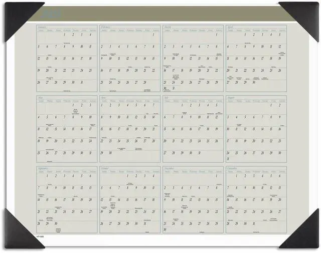 Alt view image 6 of 7 - At-A-Glance Executive Monthly Desk Pad Calendar 22x17 Buff 2026 HT1500