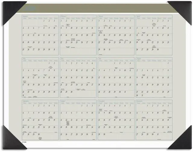 Alt view image 7 of 7 - At-A-Glance Executive Monthly Desk Pad Calendar 22x17 Buff 2026 HT1500