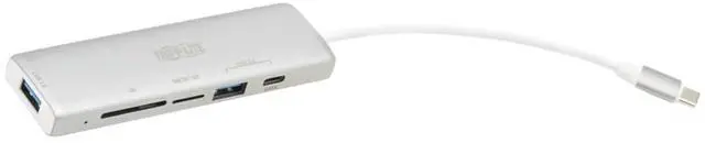 Alt view image 19 of 19 - Tripp Lite USB C Multiport Adapter 2x USB-A 1x USB-C Card Reader U4600022AMC1