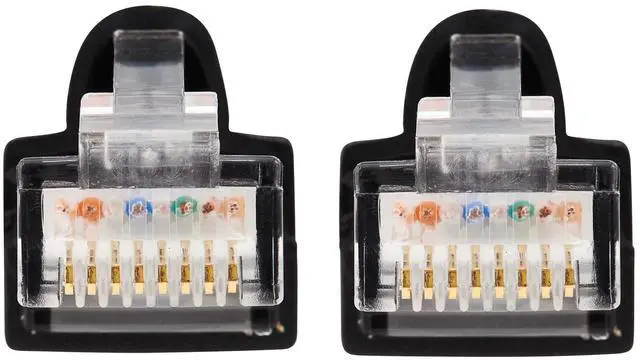 Alt view image 18 of 20 - TRIPP LITE N261-020-BK 20 ft. Cat 6A Black Augmented Cat6 (Cat6a) Snagless 10G Certified Patch Cable, (RJ45 M/M) - Black