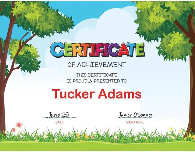 Alt view image 3 of 3 - Geographics Tree Free Certificates, 8-1/2" x 11", Outside Scene, Pack Of 15 Certificates