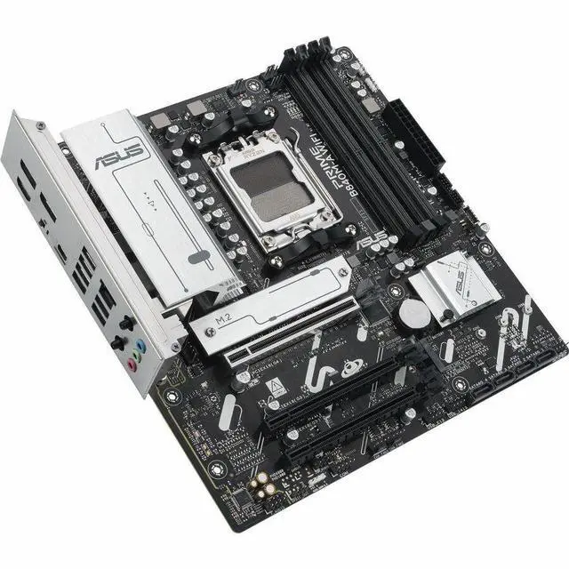 Alt view image 9 of 15 - ASUS PRIME B840M-A WIFI-CSM AMD AM5 B840 mATX motherboard, Advanced AI Ready, DDR5, PCIe 4.0 Ready, three M.2 slots, Wi-Fi 6E, 2.5Gb LAN, DisplayPort, HDMI, USB 5Gbps Type-C, BIOS FlashBack, Aura