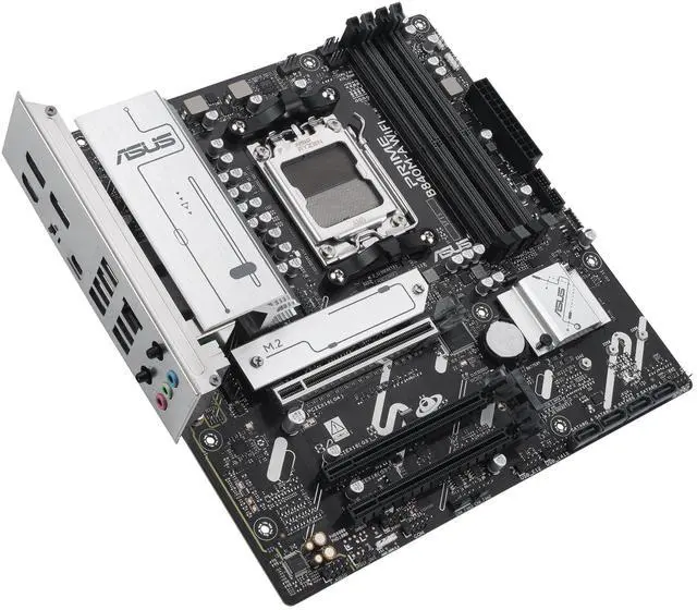 Alt view image 11 of 15 - ASUS PRIME B840M-A WIFI-CSM AMD AM5 B840 mATX motherboard, Advanced AI Ready, DDR5, PCIe 4.0 Ready, three M.2 slots, Wi-Fi 6E, 2.5Gb LAN, DisplayPort, HDMI, USB 5Gbps Type-C, BIOS FlashBack, Aura