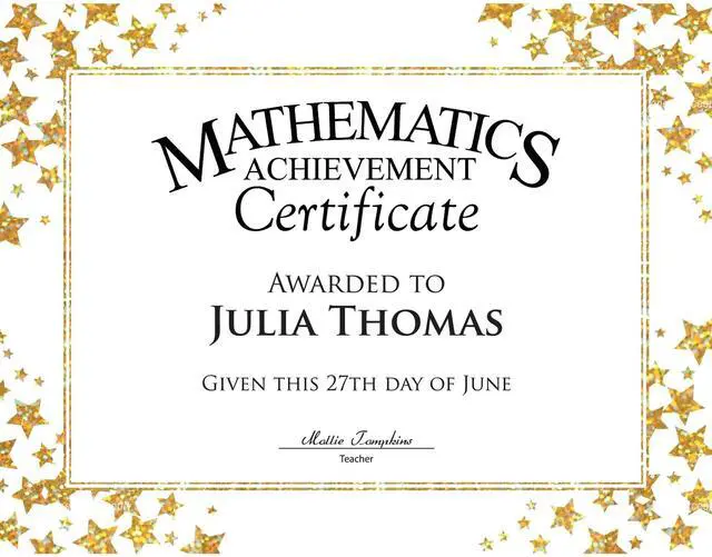 Alt view image 3 of 3 - Geographics Foil Certificates, 8-1/2" x 11", Gold Star, Pack of 25 Certificates