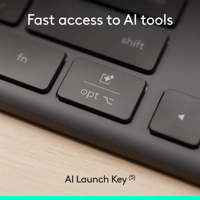 Alt view image 2 of 7 - Logitech Signature Slim Wired K620 for Business, Full-Size Keyboard, Graphite