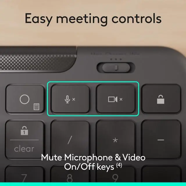 Alt view image 6 of 7 - Logitech Signature Slim Wired K620 for Business, Full-Size Keyboard, Graphite