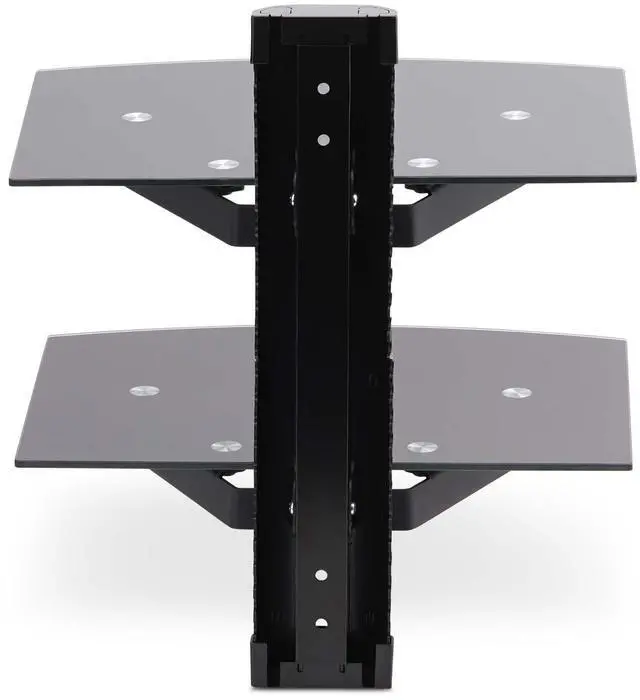 Alt view image 2 of 7 - StarTech Dual Floating Wall-Mounted AV Shelves 2B-WALL-MOUNT-SHELF