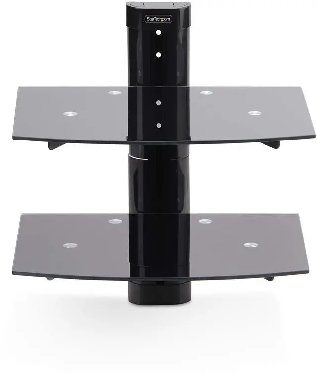 Alt view image 3 of 7 - StarTech Dual Floating Wall-Mounted AV Shelves 2B-WALL-MOUNT-SHELF