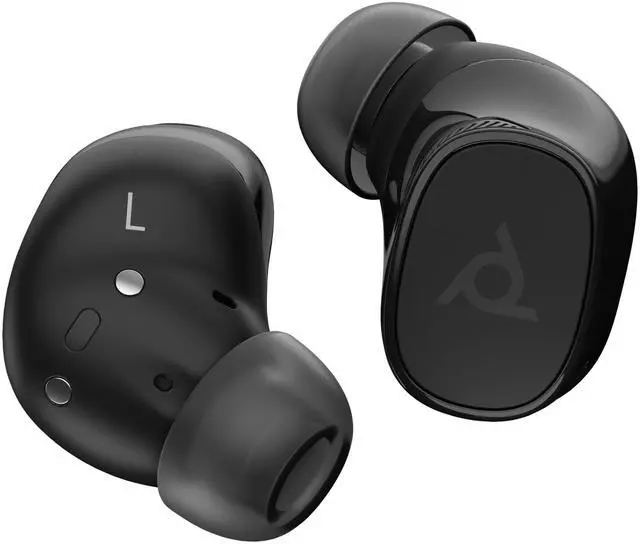 Alt view image 7 of 7 - Poly Voyager Free 20 True Wireless Earbuds +Basic Charge Case 946C3AA#ABA - Black