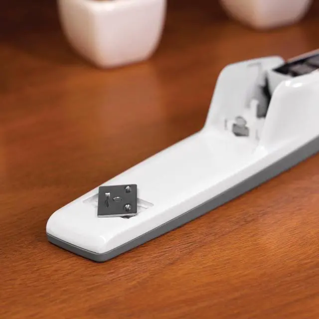 Alt view image 5 of 7 - 747 Business Full Strip Desk Stapler 30 Sheet Capacity Arctic White S7074738