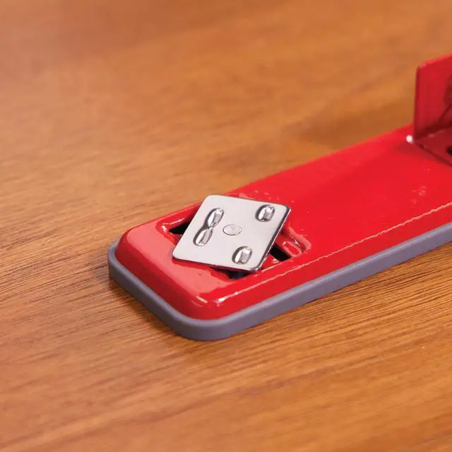 Alt view image 5 of 7 - Cub Compact Metal Staplers 20 Sheet Capacity Rio Red S701070