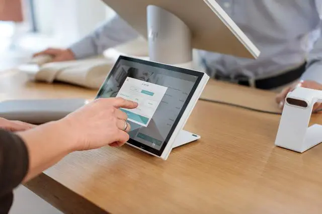 Alt view image 6 of 9 - NEW HP Engage One ElitePOS 10t 10.1" Touch LED LCD Monitor 500 Nit - 1XD81AA