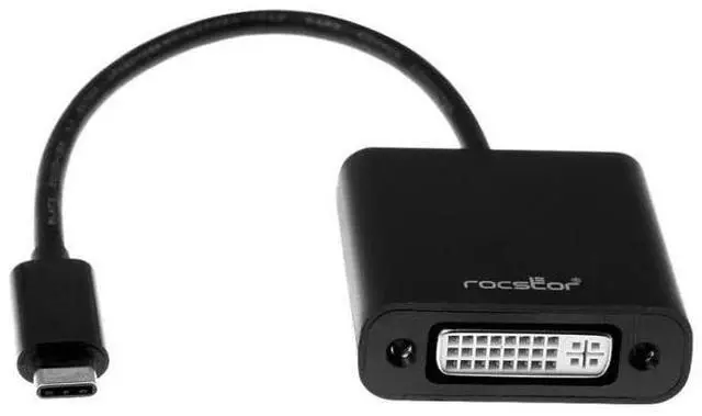 Alt view image 5 of 7 - 6FT USB-C TO DVI ADAPTER M/F