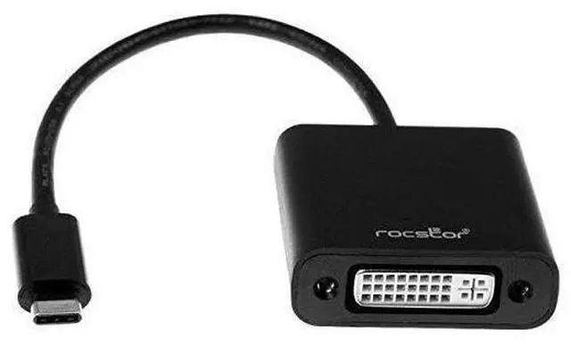 Alt view image 7 of 7 - 6FT USB-C TO DVI ADAPTER M/F