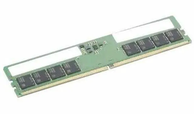 Alt view image 2 of 2 - Lenovo 16GB DDR5 SDRAM Memory Module - For Desktop PC - 16 GB (1 x 16GB) - DDR5-4800/PC5-38400 DDR5 SDRAM - 4800 MHz - CL40 - Unbuffered - 288-pin - DIMM - 3 Year Warranty