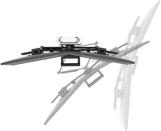 Alt view image 3 of 7 - Ergotron TRACE Desk Mount for Monitor LCD Display White