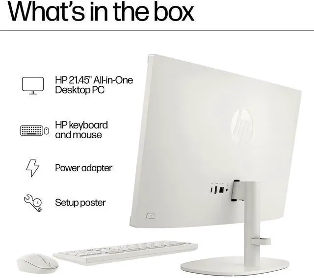 Alt view image 4 of 8 - HP 22-dg0440 22" AIO Computer N200 8GB 512GB SSD W11H B9KP6AAABA