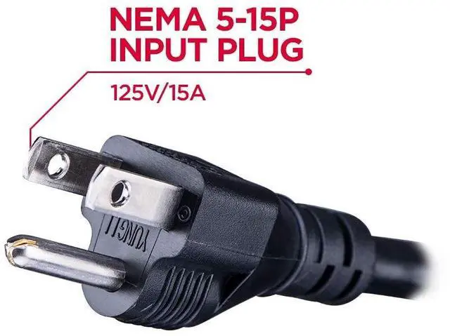 Alt view image 6 of 10 - CyberPower Rackbar Surge Protector w/6-Foot Cord, Black CPS1615RMS