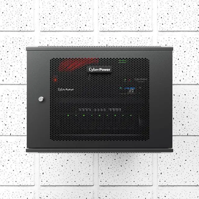Alt view image 5 of 10 - CyberPower Rackbar Surge Protector w/6-Foot Cord, Black CPS1615RMS