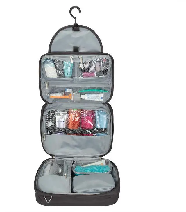 Alt view image 4 of 6 - Travelon: Complete Toiletry Kit - Black
