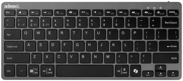 Alt view image 10 of 15 - Adesso Multi OS Bluetooth Scissor Switch Keyboard w/CoPilot AI Hotkey WKB-7000