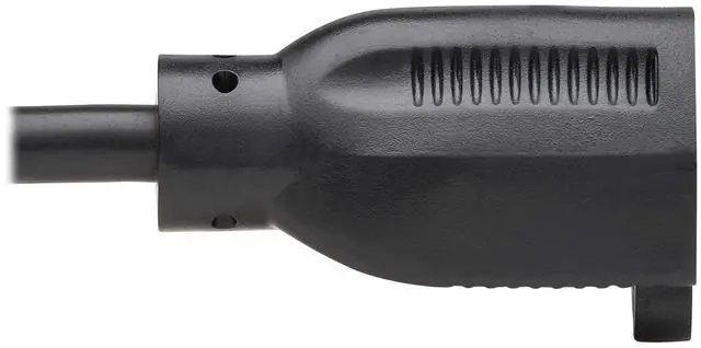 Alt view image 10 of 14 - Tripp Lite 15ft Power Extension Cord Right-Angle NEMA 5-15P to NEMA 5-15R