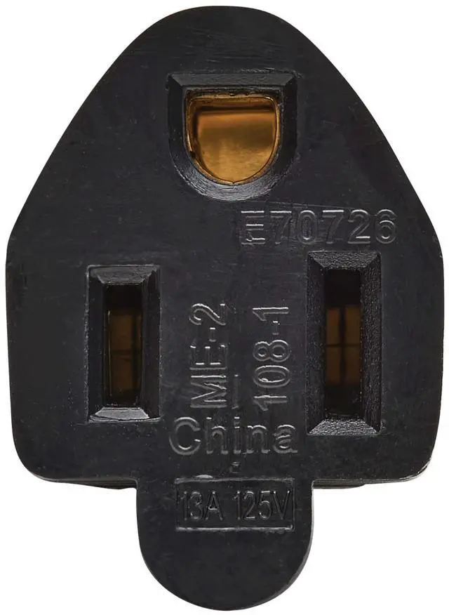 Alt view image 11 of 14 - Tripp Lite 15ft Power Extension Cord Right-Angle NEMA 5-15P to NEMA 5-15R
