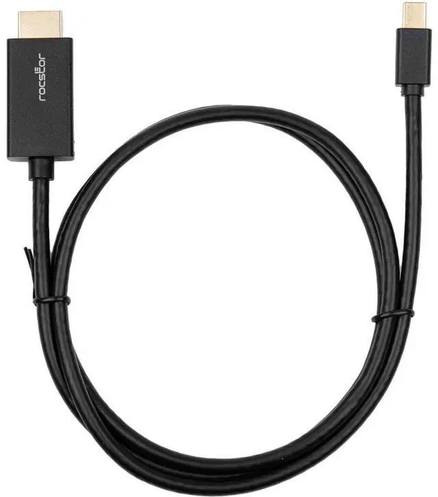 Alt view image 12 of 12 - Rocstor Y10C195-B1 3Ft Mini Displayport To Hdmi M/M 4Kx2K 30Hz Cable Black