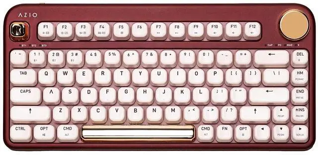 Main image of AZIO IZO Wireless Bluetooth Mechanical Keyboard Baroque Rose