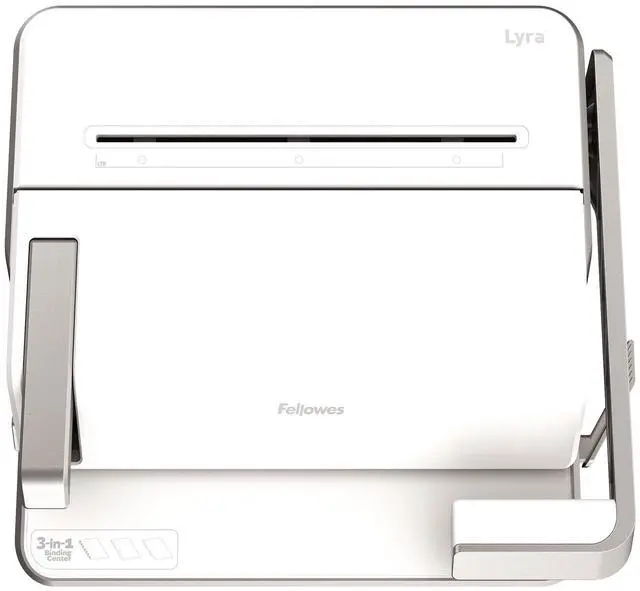 Alt view image 13 of 18 - Fellowes Lyra Comb Binding Machine 30 Sheet Capacity White/Gray (5603001)