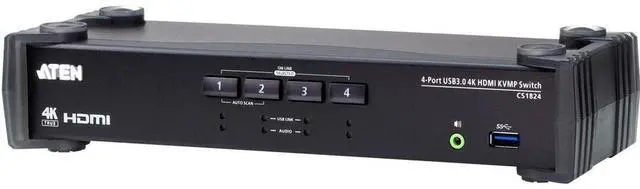 Main image of Aten 4-Port USB 3.0 4K HDMI KVMP Switch CS1824